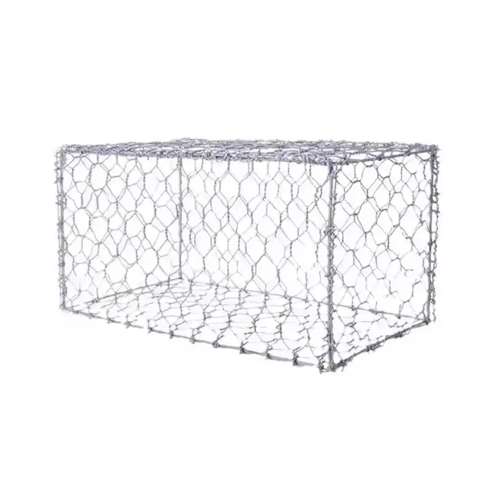 Gabion Garden Landscape Stone Cage Retaining Wall Galvanized Iron Wire Gabion Box Cut Bended and Welded