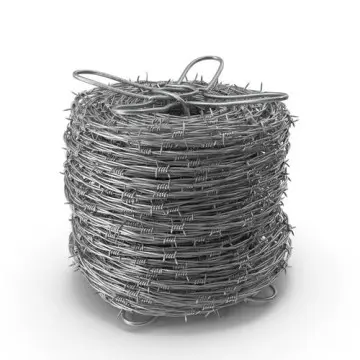 Double Wire Reverse Twist Hot Dip Galvanized Barbed Wire 2mm Wire 50m Long