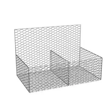 Hexagonal Stone Filled Cage - Galvanized Gabion Basket