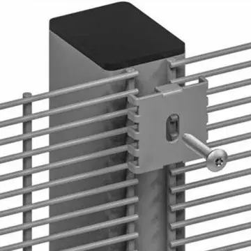 High Security 358 Anti-Climb Iron Garden Mesh Fence Panels Metal Frame