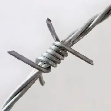 500m Per Roll Low Price Prison Barb Wire Fence Electric Hot Dipped Galvanized Barbed Wire