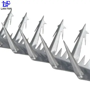 Security Barbed Nail on Top Wall Razor Spikes Fencing Anti Climb Wall Spike