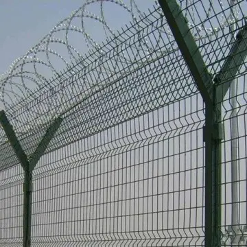 ISO 9001 High Security Airport Wire Fence Metal 358 Airport Fence Netting with Y Post