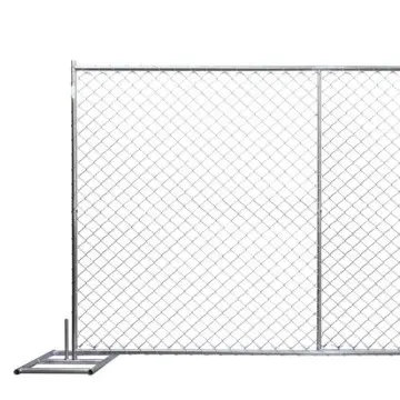 Portable Construction Site Galvanized Iron Chain Link Temporary Fence Panel Outdoor Fence