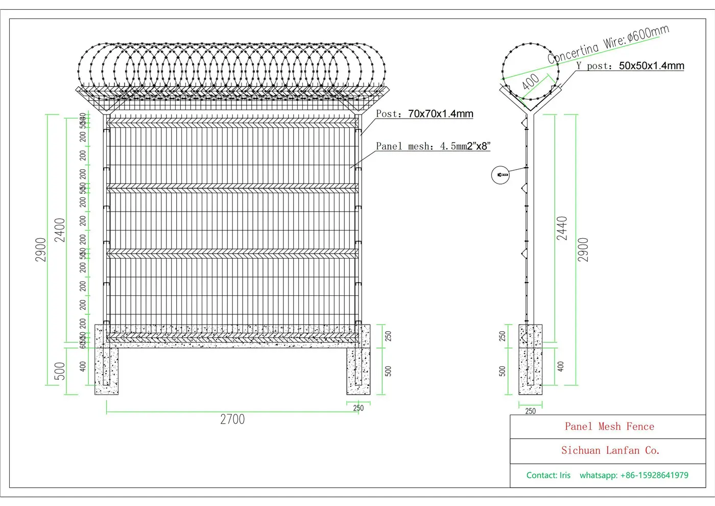 airport fence drawing