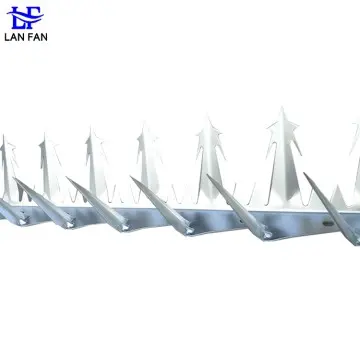1.2m Larges Size Rust Proof Shark Tooth Wall Spike Metal Protective Anti Climb Fence Spikes
