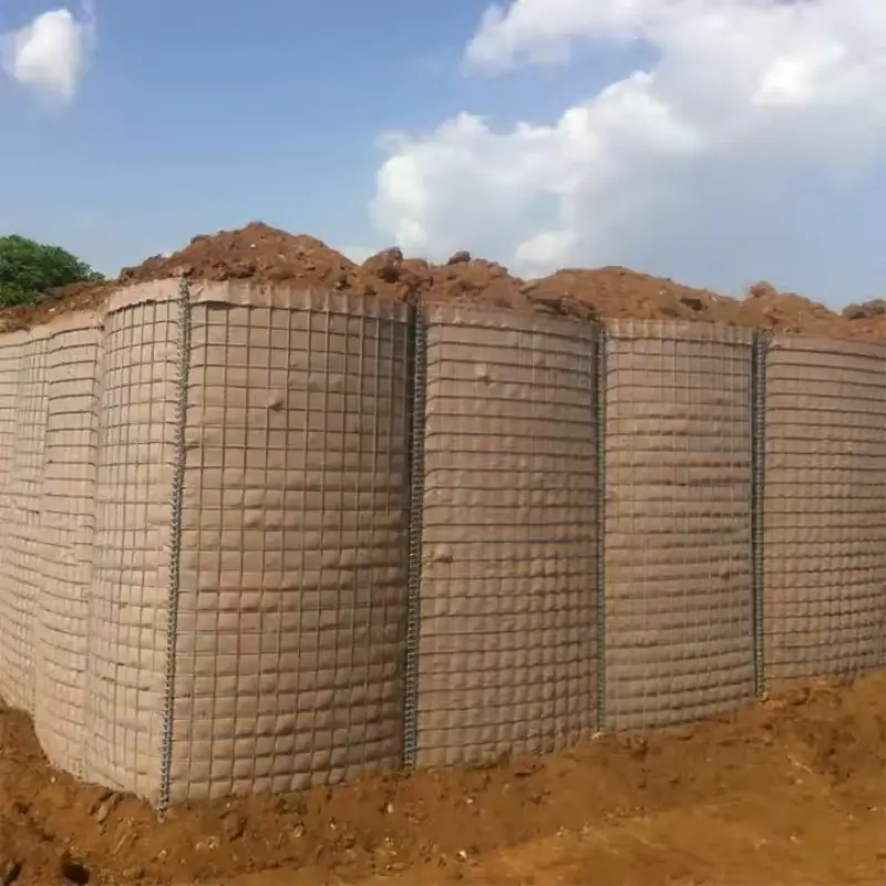 Explosion Proof Cage Folding Metal Explosion-proof Wall Safety Defense Fortress Barrier Portable Shelter Metal Retaining Wall