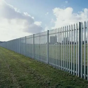 High Security Steel Curved Top Palisade Fencing  Fencing Panel